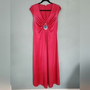 VINTAGE DIANE VON FURSTENBERG Pink Nightgown/Sleep dress (Rare!)